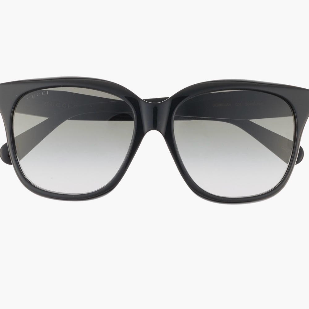 Gucci 56mm Gray Gradient Square Sunglasses